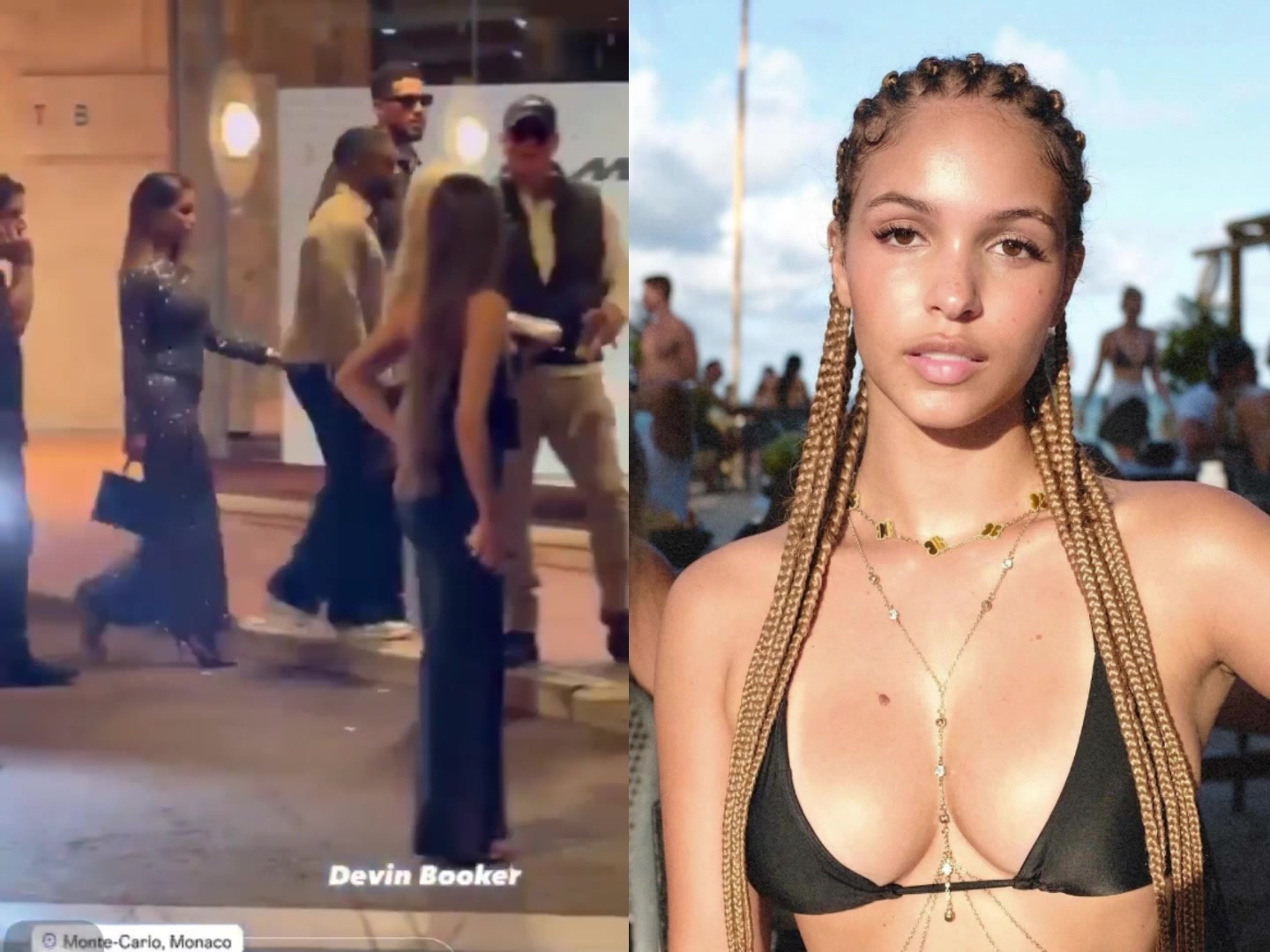 ?又换口味了！布克与火辣女模出街：娃娃脸+魔鬼身材?